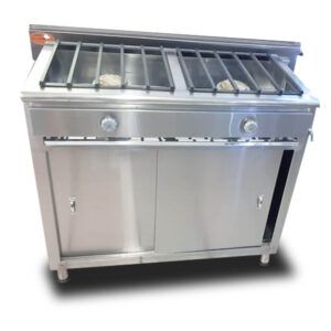 Cocina de Acero Económica 2 Quemadores